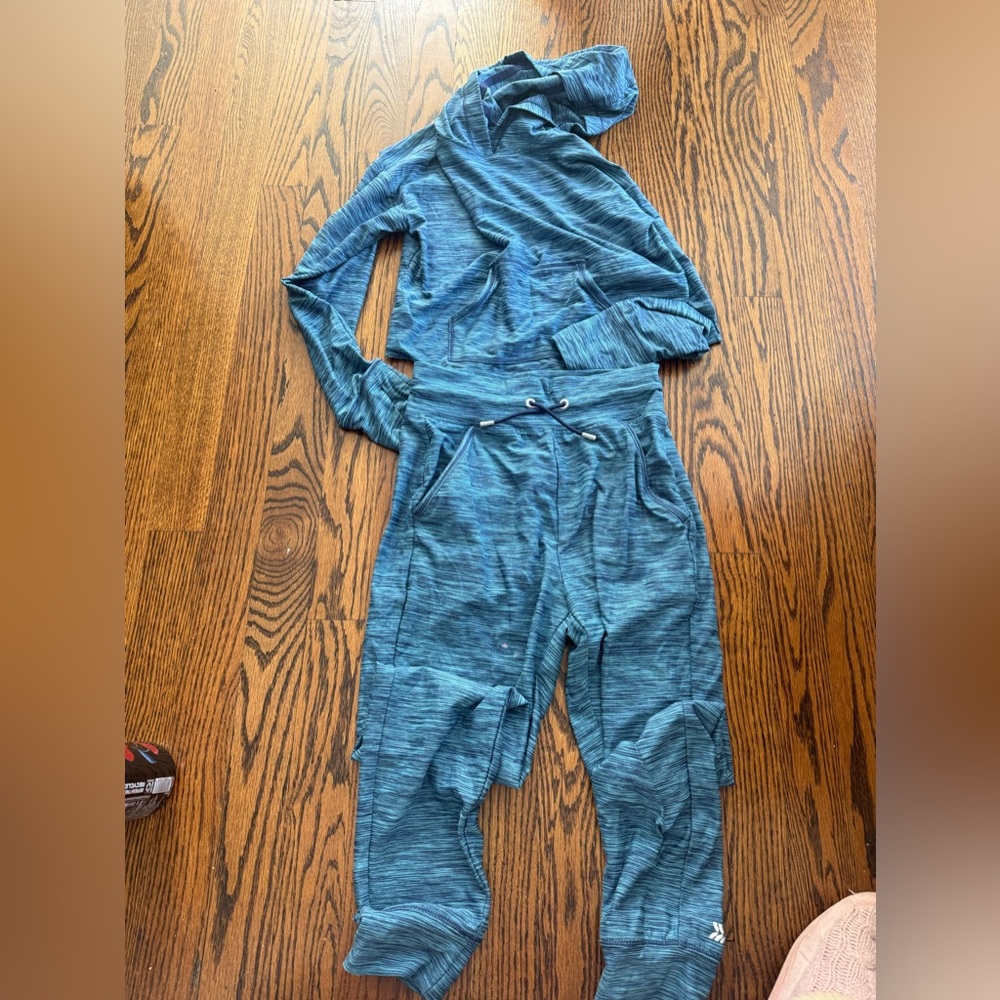 All in Motion Blue Jumpsuit